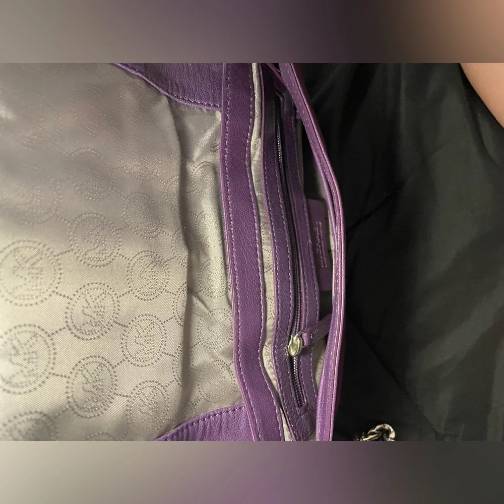 Vintage Michael Michael kors purple purse - Picture 2 of 7